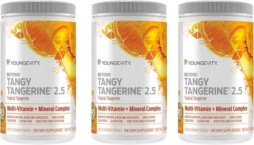 Youngevity Beyond Tangy мандарин BTT 2,5 Dr. Wallach - Бесплатная доставка 3 упаковки - Изображение 1 из 4