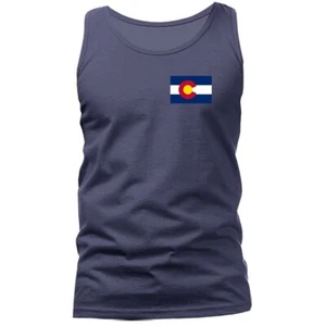 Canotta grafica State of Colorado Flag Crest CO - Foto 1 di 8