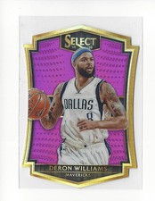 2015-16 Select Premier Prizms Purple Die Cut #192 Deron Williams Mavericks /99