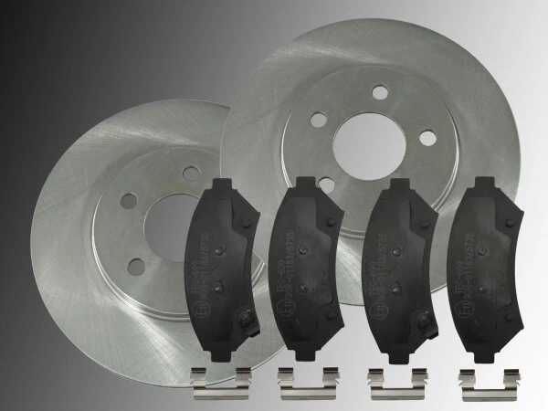 2 Dischi Freno Ceramica Pastiglie Anteriori Oldsmobile Silhouette 1997 - 2004 - Immagine 1 di 1