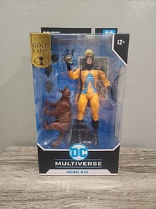 MCFARLANE TOYS DC MULTIVERSE GOLD LABEL ANIMAL MAN 7" ACTION FIGURE NEW MINT - Picture 1 of 12