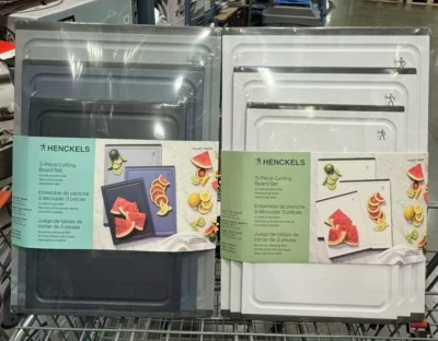 Henckels 3-Piece Cutting Board Set White/Black - Image 1 of 4