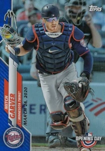 2020 Topps Opening Day MITCH GARVER Blue Foil #40 Twins QTY Avail - Picture 1 of 1