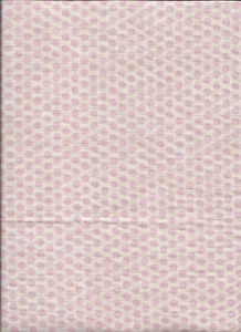 New Light Pink Polka Dots on White 100% Cotton Fabric 26" x 42" - Last Piece - Picture 1 of 2