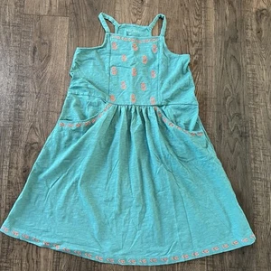 Garnet Hill Kids Sundress Large Embroidered  - Picture 1 of 5