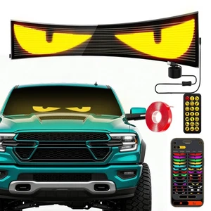 Devil's Eyes Light for Cars - Windshield Eyes Animated LED Sign Programmable ... - Foto 1 di 7