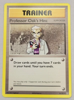 Professor Oak's Hint 84/108 Pokemon XY Evolutions Regular LP - Image 1 of 4