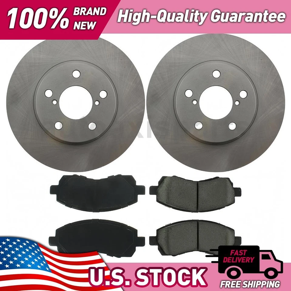 Kit de atualização de freio a disco peças centradas dianteiras para 1997-2001 Subaru Impreza - Imagem 1 de 1