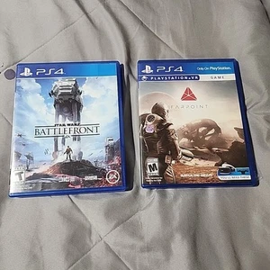 Bundle Of 2 PS4 Games: Star Wars Battlefront, And Farpoint. Blue Ray Discs - Picture 1 of 4