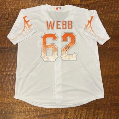 Logan Webb Signed San Francisco Giants Jersey PSA DNA Autographed - Image 1 of 4