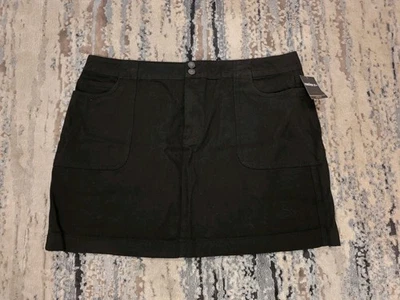 Minifalda vaquera negra Forever 21 nueva con etiquetas talla 3X de EE. UU. para mujer Foto 1 de 4