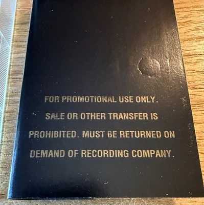 The Black Album [Limited] by Prince PROMOTIONAL USE ONLY ORIGINAL RELEASE RARE Foto 1 de 4