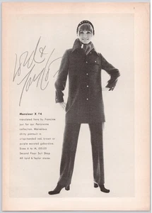 Lord & Taylor Monsieur X Pantsuit Parisienne Collection Fashion Print Ad 1970 - Picture 1 of 5