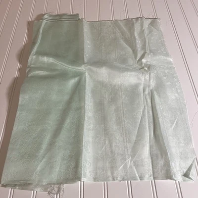 SILK Light GREEN Pastel FABRIC 8 Yards x 21 Inches Wide or 288  Inches x 21 Wide - Image 1 of 4
