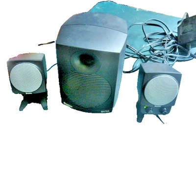 Boston Acoustics BA745 2.1 Speaker System w/ Subwoofer & 2 Satellite Speakers - Image 1 of 4