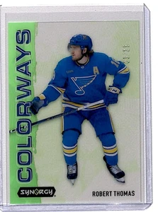 2024-25 Upper Deck Synergy Colorways Neon Green Parallel Robert Thomas 03/25 St. - Picture 1 of 2