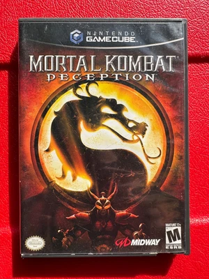 MORTAL KOMBAT: DECEPTION (NINTENDO GAMECUBE, 2005) NO MANUAL TESTED WORKING  - Image 1 of 4
