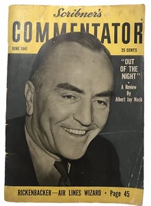 Vintage Scribner's Commentator Rickenbacker Air Lines Wizard June 1941 Magazine - Picture 1 of 10