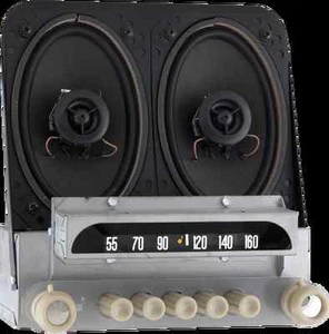 Radio Chevy 1951-52 AM/FM/estéreo con altavoces - Imagen 1 de 1