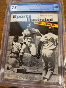 August 31, 1964 Brooks Robinson Orioles 1st Sports Illustrated NO LABEL CGC 7.5 - Picture 1 of 5
