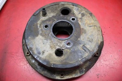 1987 SUZUKI QUADRUNNER 185 REAR BACK BRAKE DRUM DUST COVER SET - Image 1 of 3