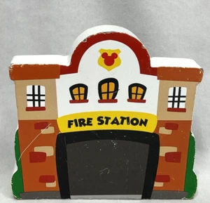 Melissa And Doug #5765 Disney Train Set Wooden Fire Station - Picture 1 of 5