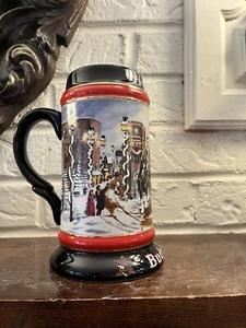 Birra Budweiser Anheuser 1992 serie natalizia Stein CS167 "Un Natale perfetto" - Foto 1 di 21
