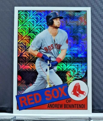 Andrew Benintendi 2020 Topps Silver Pack MOJO REFRACTOR SP #CPC-26 - Red Sox - Image 1 of 2
