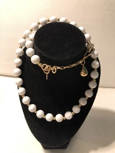 Collar Monet con detalles de oro blanco con cuentas - Imagen 1 de 2