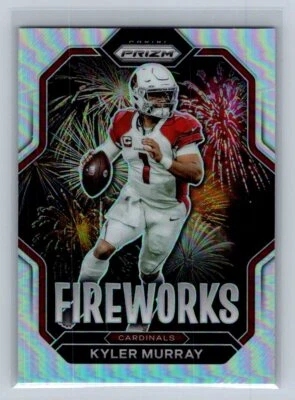 2022 Panini Prizm Kyler Murray Fireworks Prizm Silver #F-6 Arizona Cardinals - Image 1 of 2