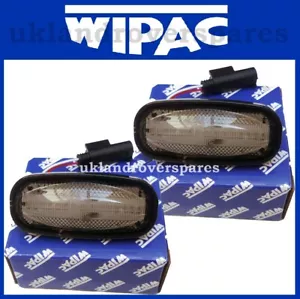 LAND ROVER DEFENDER LED SIDE REPEATERS - SMOKE - TD5 & PUMA (1999 - 2016) WIPAC - Picture 1 of 6