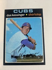 1971 Topps Baseball Don Kessinger Chicago Cubs Card #455