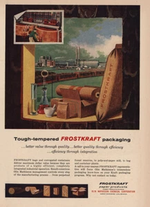 1956 Frostkraft: Tough Tempered Packaging Vintage Print Ad - Bild 1 von 1