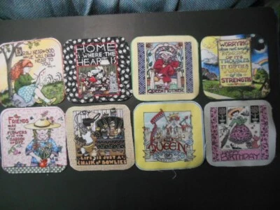 8 штук ткани, принты Mary Engelbreit: 6,5 дюйма x 6,5 дюйма - Изображение 1 из 4