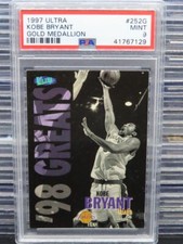 1997-98 Fleer Ultra Kobe Bryant Gold Medallion #252G PSA 9 Lakers