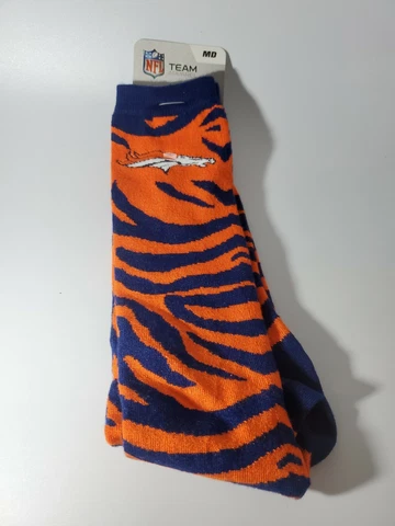 NFL Denver Broncos Crew Dress Socks Medium 5-11 NEW Cover