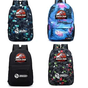 2018 Jurassic World Jurassic Park Mochila para hombre Bolso de mano Viaje Laptop Bolso escolar - Imagen 1 de 10