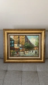 Gemälde von Gustov Kohar zertifiziert von Artistic Interiors Rahmenmaße 23 x 19 - Bild 1 von 9
