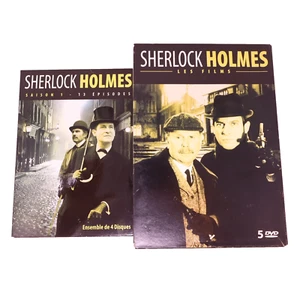 Sherlock Holmes Saison 1/Les Films Lot 2 DVD Français Jeremy Brett 4:3 Testés - Imagen 1 de 24