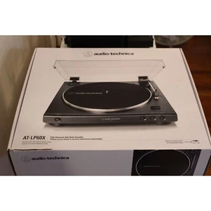 Audio Technica AT-LP60X-BK With Microlab Pro 1 Speakers (Opened Box) - Picture 1 of 3