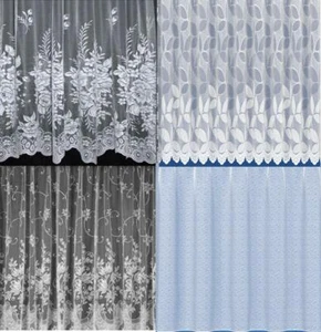 CORTINAS DE RED BLANCAS DE GRAN VALOR ~ 5 DISEÑOS DE RED - FRANQUEO GRATUITO - Imagen 1 de 5