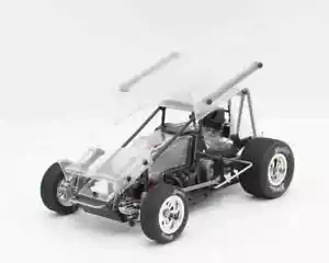 1RC Racing Sprint Car 4.0 1/18 Brushless RTR 2WD Oval Racer (CLEAR) 1RC1097 - Picture 1 of 2