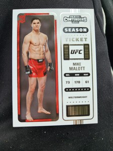 Mike Malott Contenders Ticket Rookie RC 2023 Panini Chronicles UFC Card #105