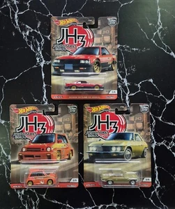 Hot Wheels Japan Historics 3. 2019 Set of 5. BNIB RARE. Nissan, Mazda, Honda - Picture 1 of 4