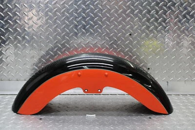 1999 HONDA SHADOW ACE 1100 D2A FRONT FENDER 61110-MAH-A80ZB BLACK ORANGE - Image 1 of 4