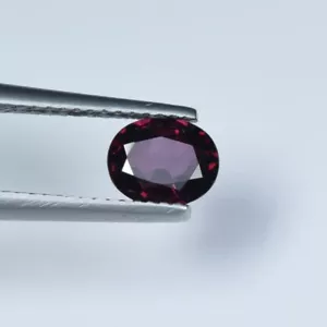 0.97 ct GFCO Certified" LUSTROUS DEEP RED / NATURAL UNHEATED RUBY - Oval Video - Picture 1 of 3