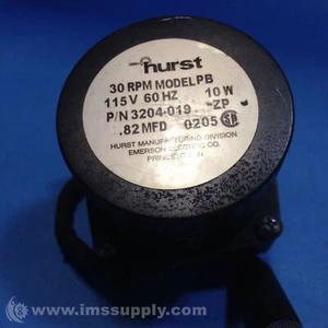 Hurst 3204-019 Gear Motor 30RPM 115VAC USIP - Picture 1 of 3