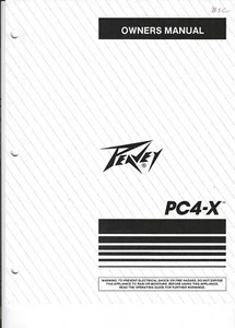 Peavey PC4-X Owner's manual - Picture 1 of 1