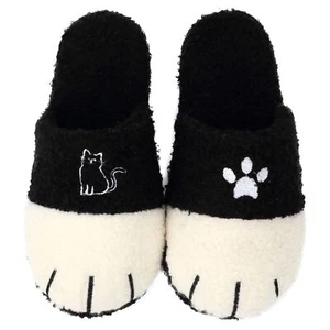 Cute Cat Paw Animal Slippers Anti-Skid Memory Foam House Shoes Warm Fluffy Fu... - Picture 1 of 6