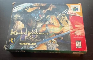 N64 Killer Instinct Gold with box and manual CIB Complete Nintendo 64 - Picture 1 of 5